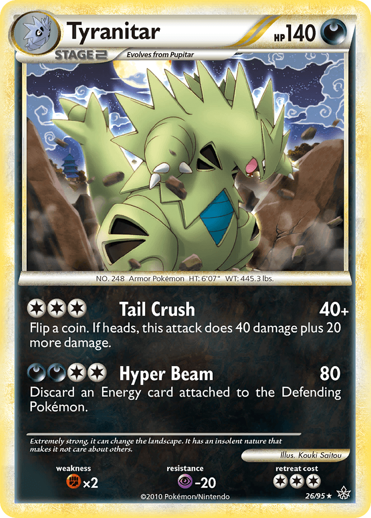 Tyranitar HS—Unleashed card