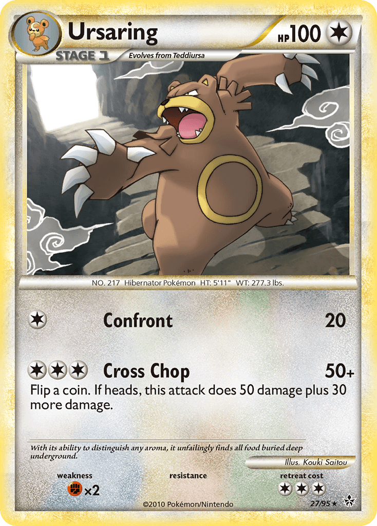 Ursaring HS—Unleashed card