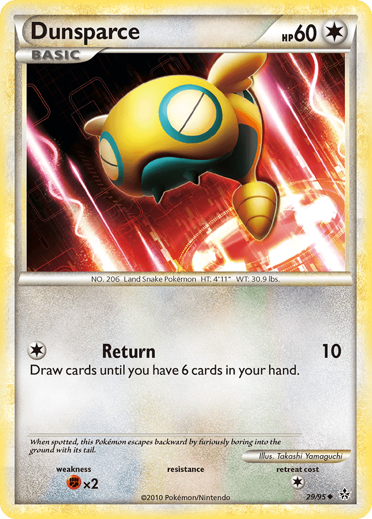 Dunsparce HS—Unleashed card