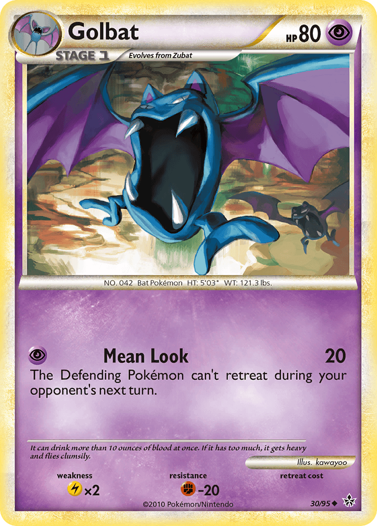 Golbat HS—Unleashed card