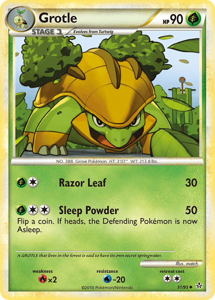 Grotle HS—Unleashed card