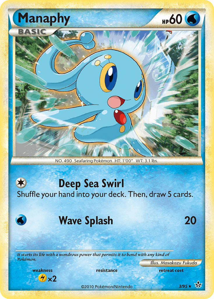 Manaphy HS—Unleashed card