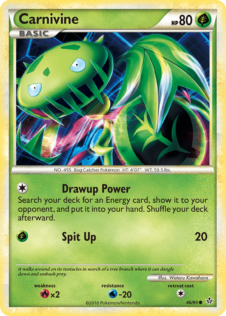 Carnivine HS—Unleashed card