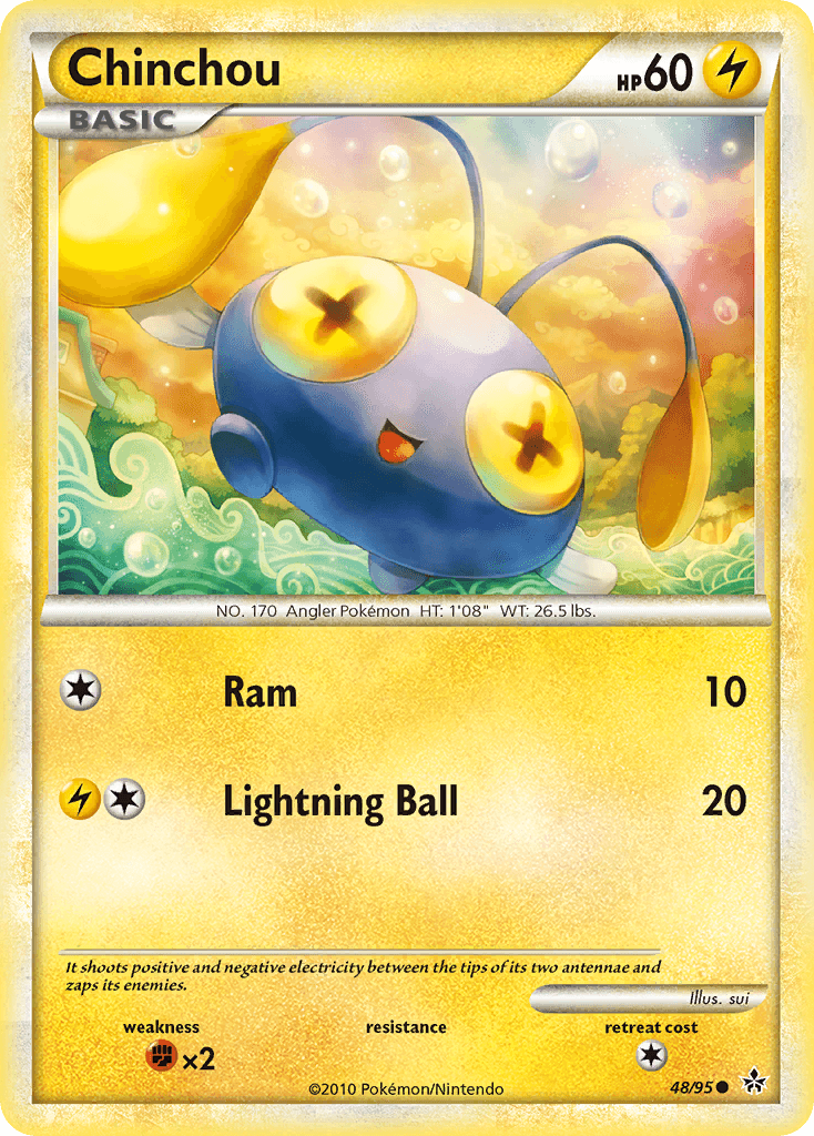 Chinchou HS—Unleashed card