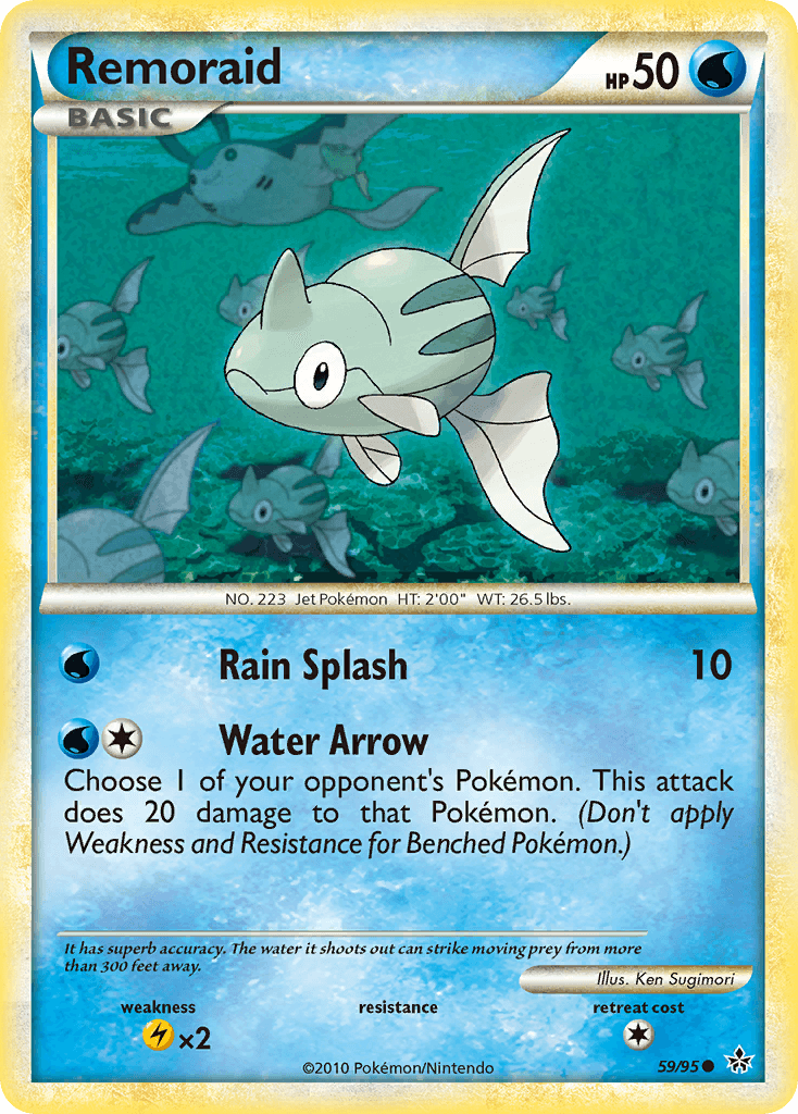 Remoraid HS—Unleashed card