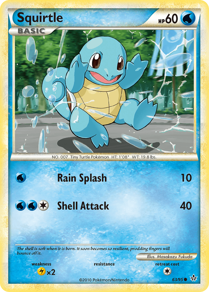 Squirtle HS—Unleashed card