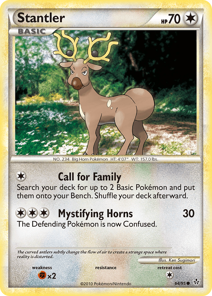 Stantler HS—Unleashed card
