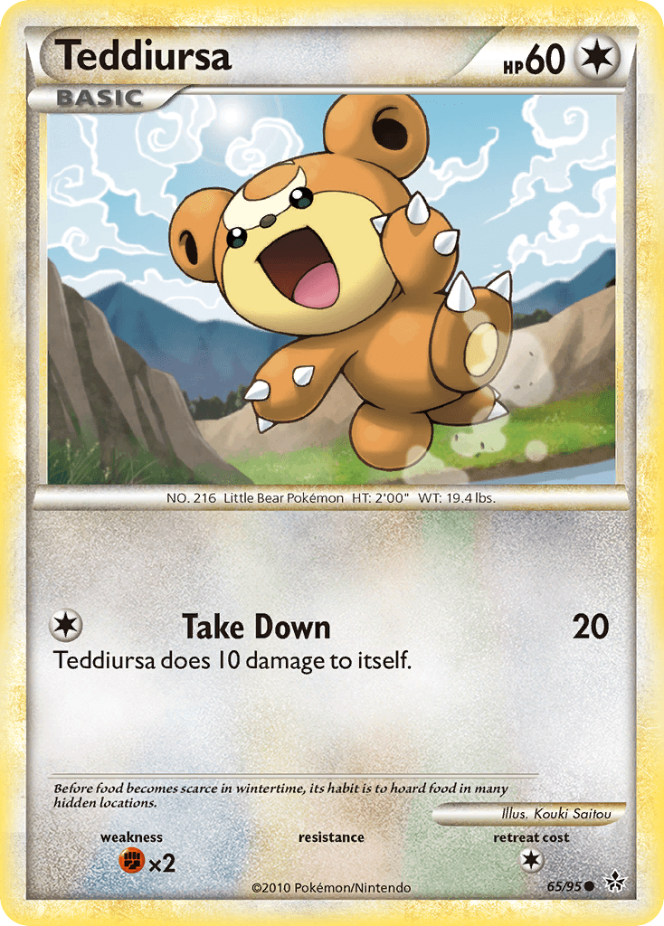 Teddiursa HS—Unleashed card