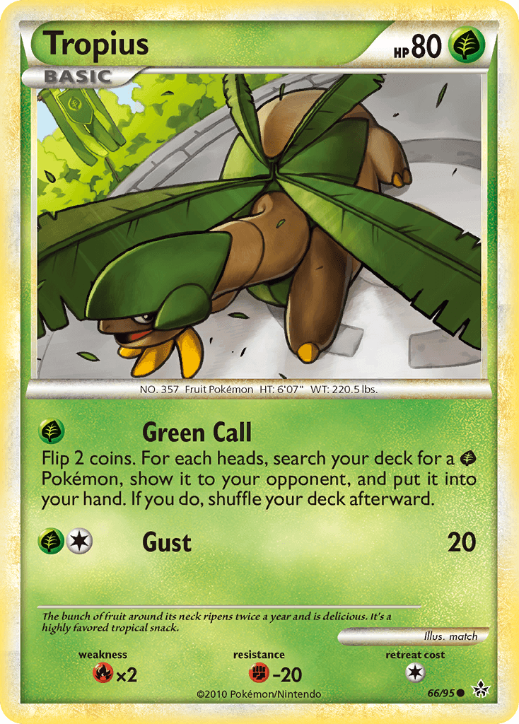 Tropius HS—Unleashed card