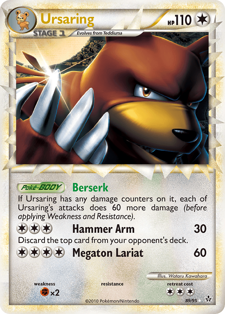 Ursaring HS—Unleashed card