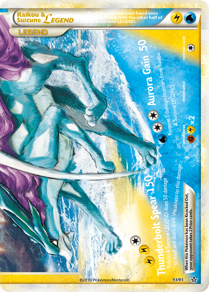 Raikou & Suicune LEGEND HS—Unleashed card