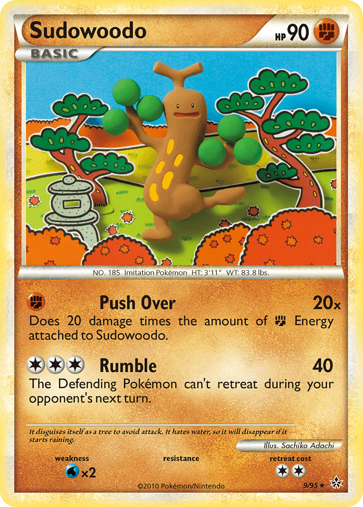 Sudowoodo HS—Unleashed card
