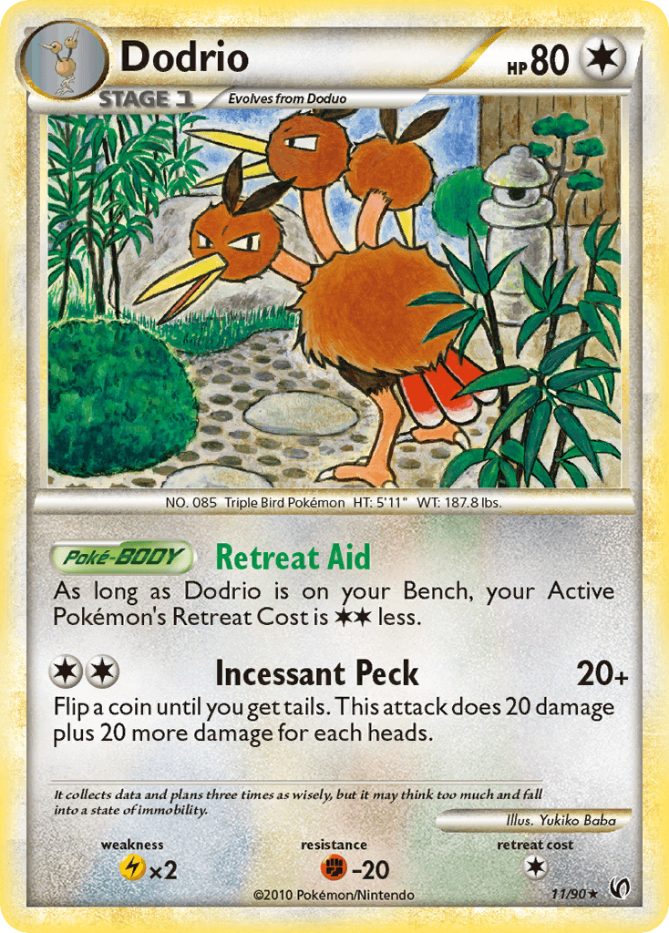 Dodrio HS—Undaunted card