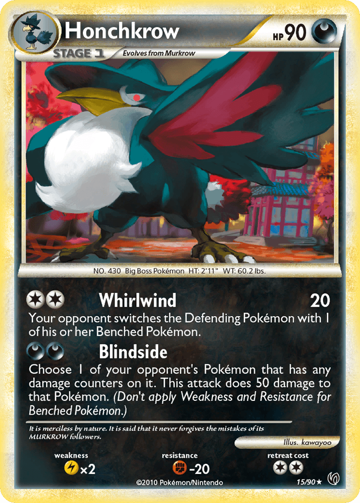 Honchkrow HS—Undaunted card
