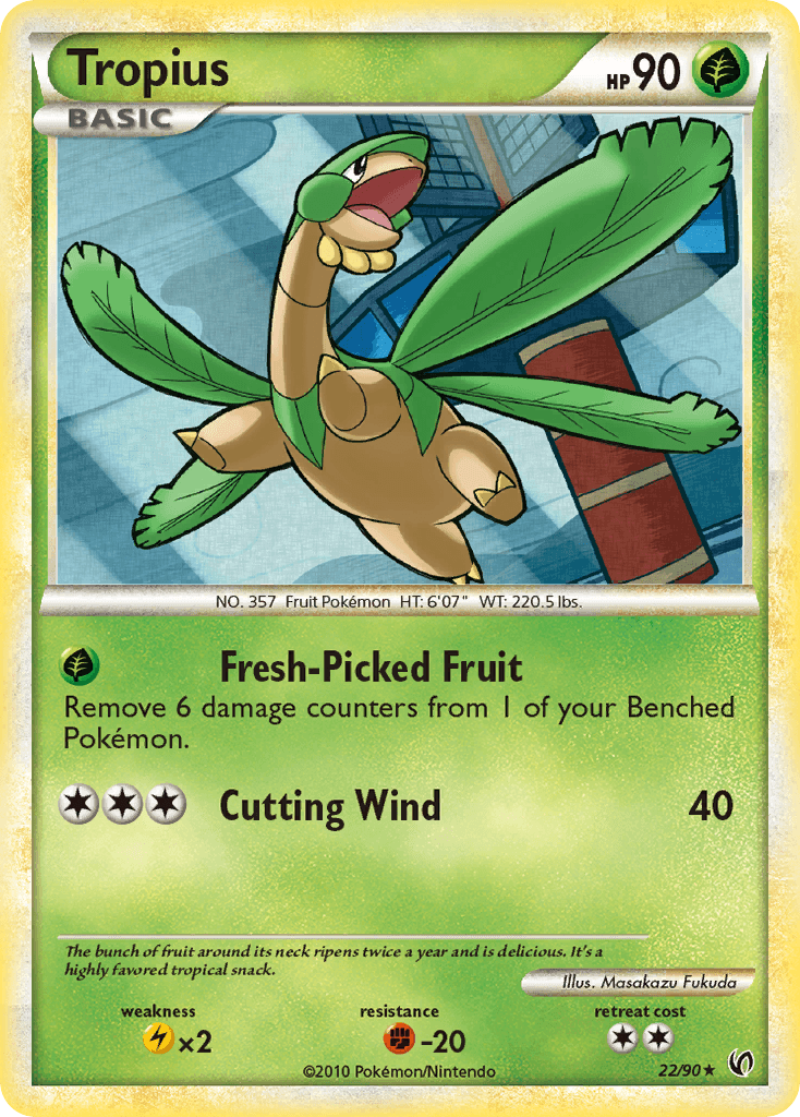 Tropius HS—Undaunted card