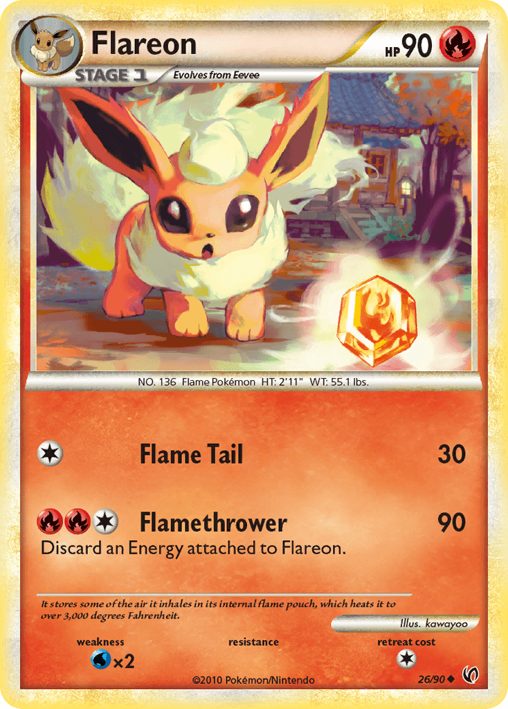 Flareon HS—Undaunted card