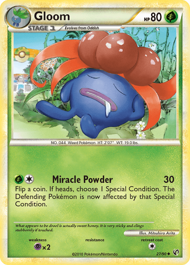 Gloom 寶可夢 card