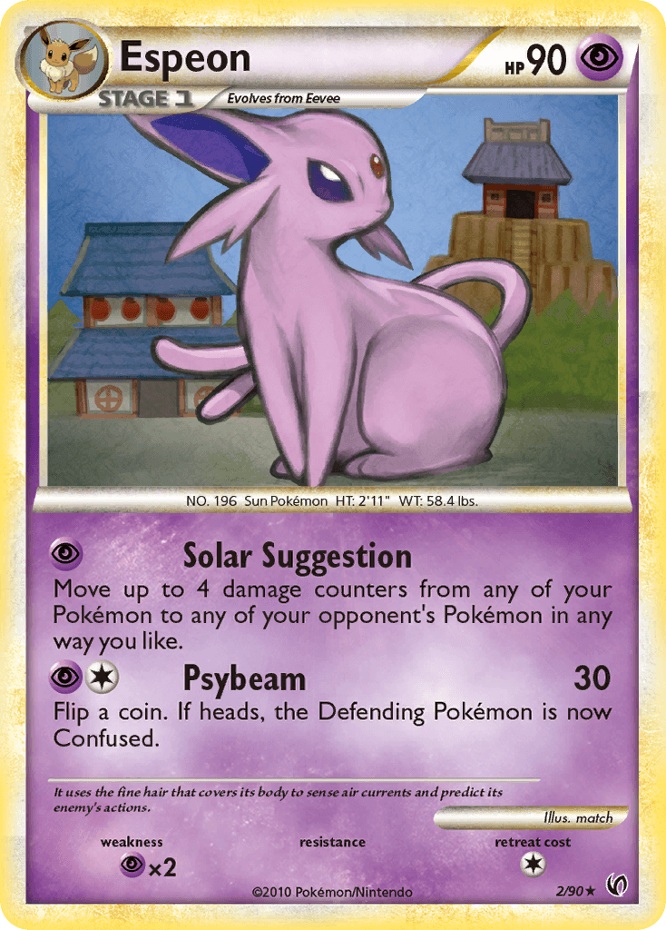 Espeon HS—Undaunted card