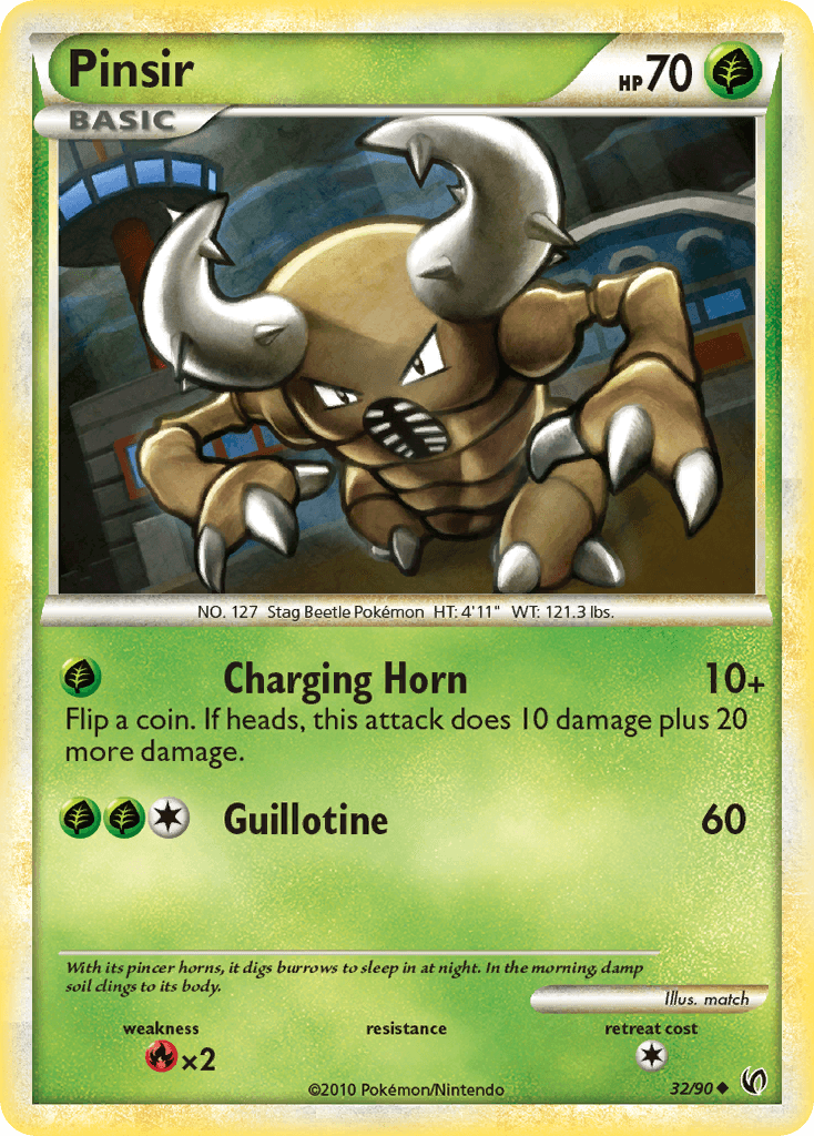 Pinsir HS—Undaunted card
