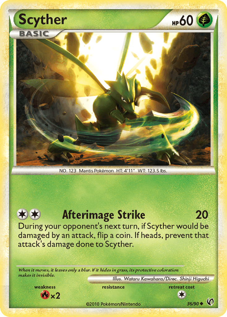 Scyther HS—Undaunted card