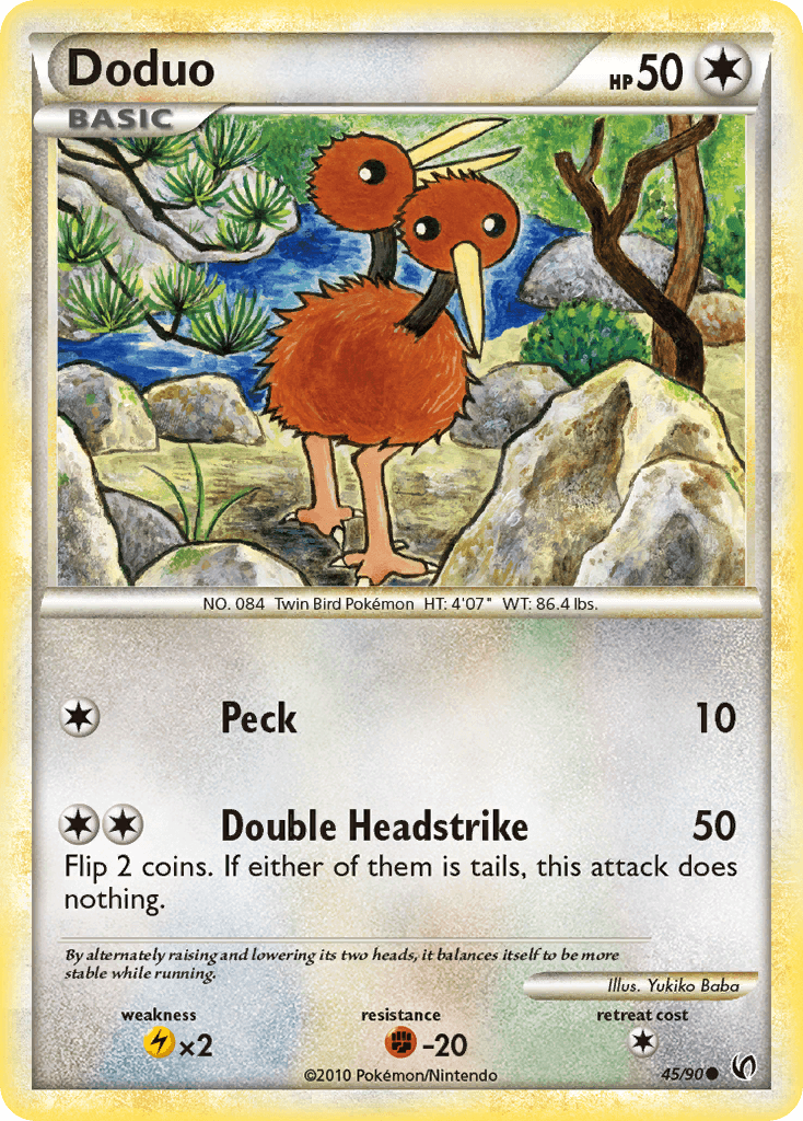 Doduo HS—Undaunted card