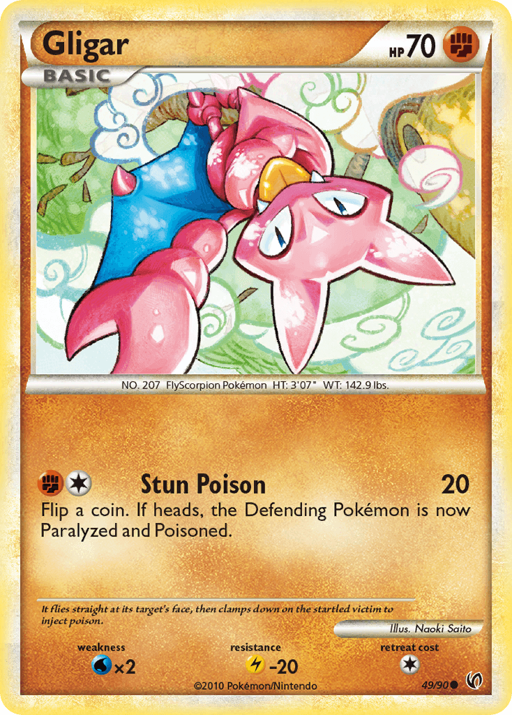 Gligar HS—Undaunted card