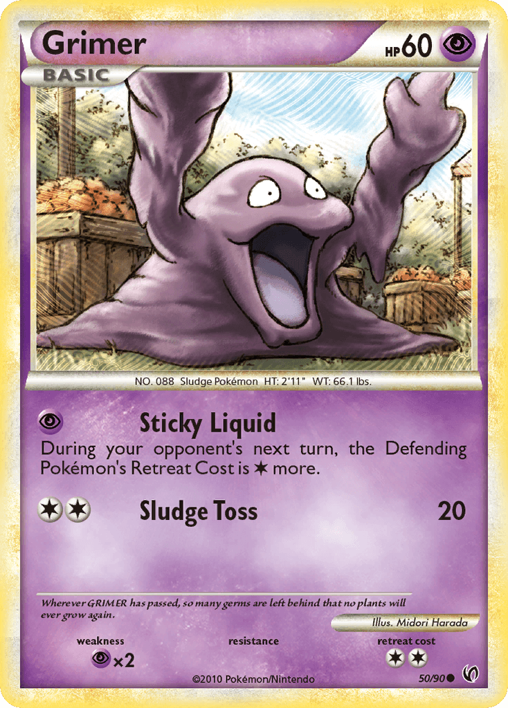 Grimer 宝可梦 card