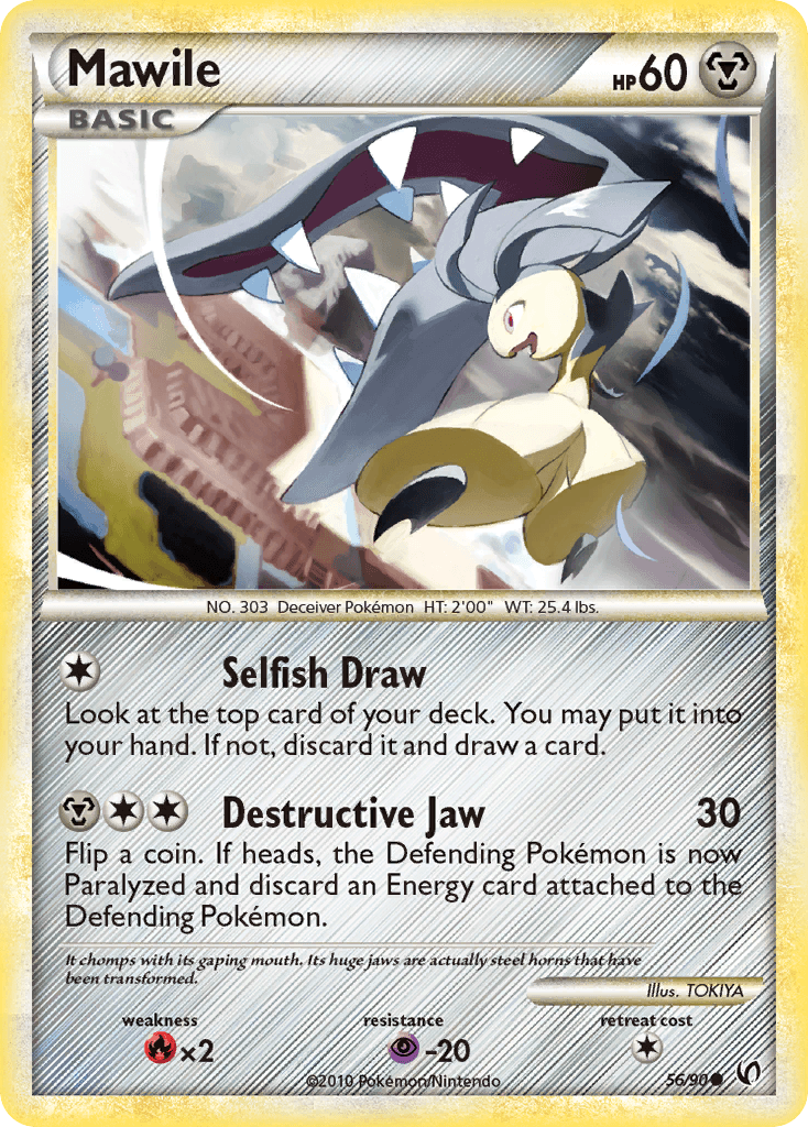 Mawile HS—Undaunted card