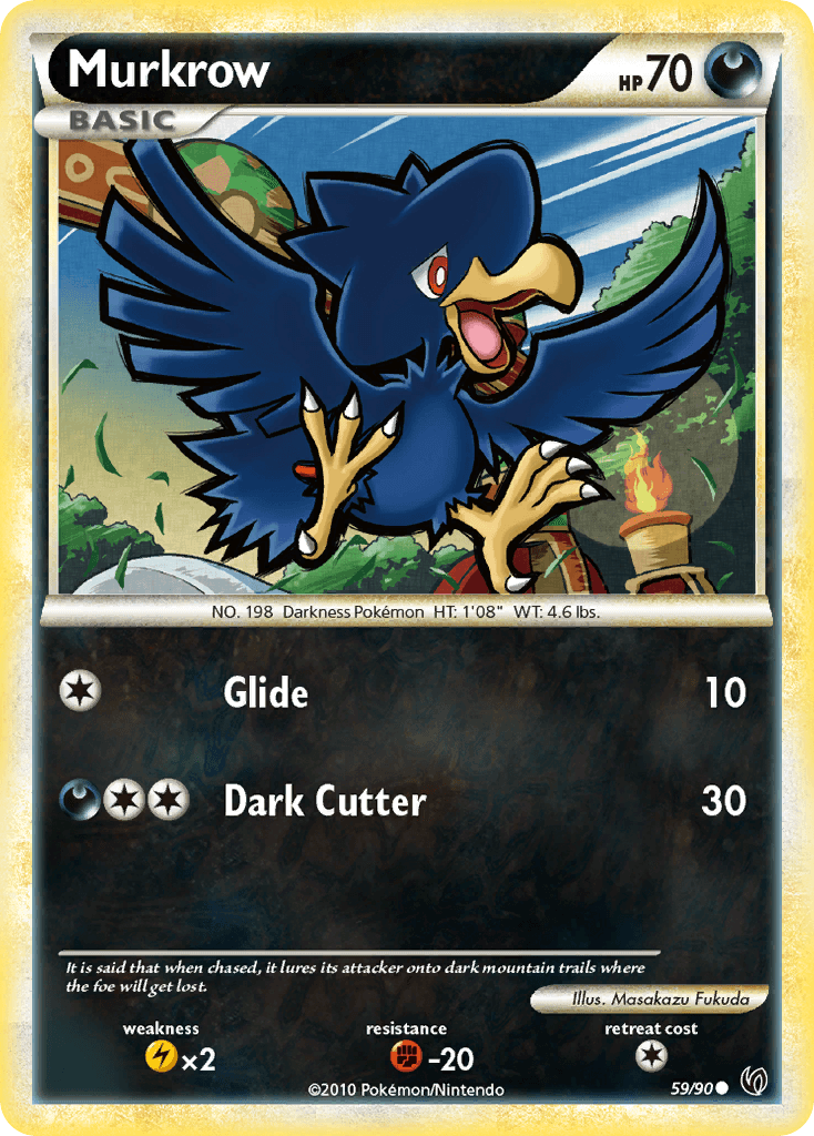 Murkrow HS—Undaunted card