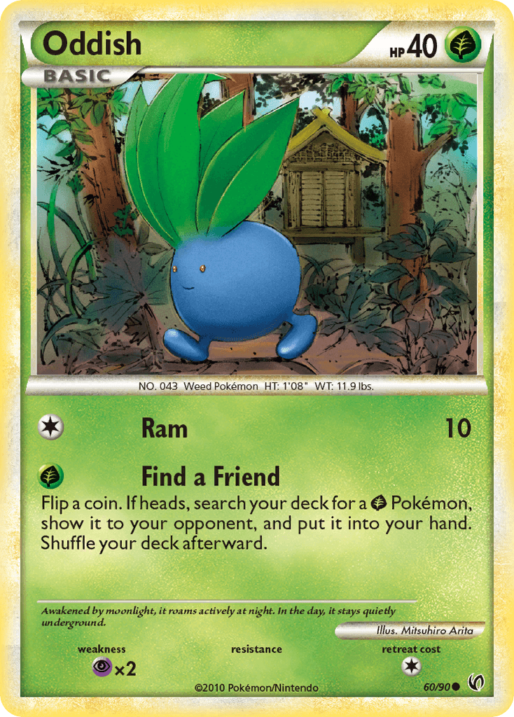 Oddish HS—Undaunted card