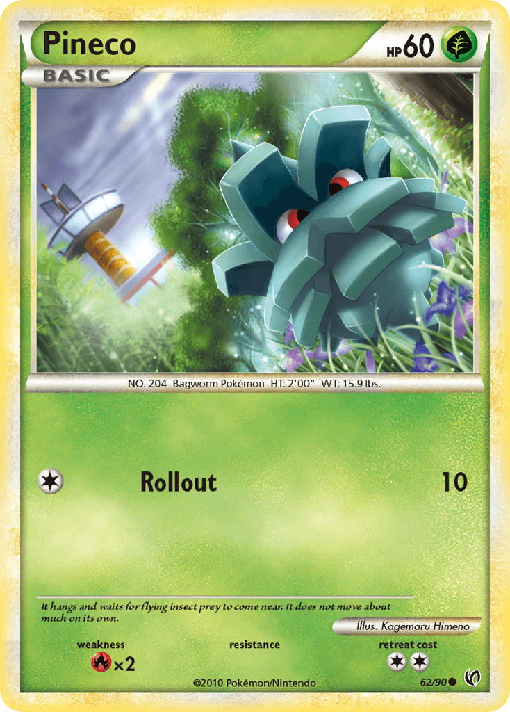 Pineco HS—Undaunted card