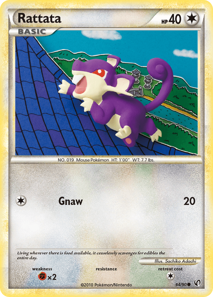 Rattata HS—Undaunted card