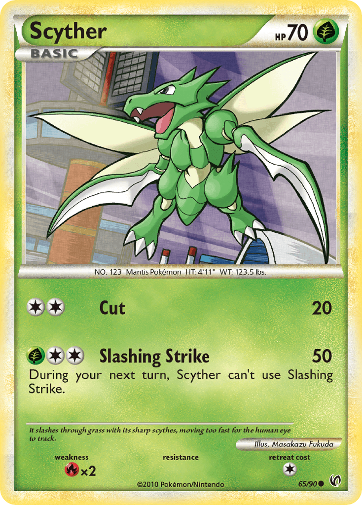 Scyther HS—Undaunted card