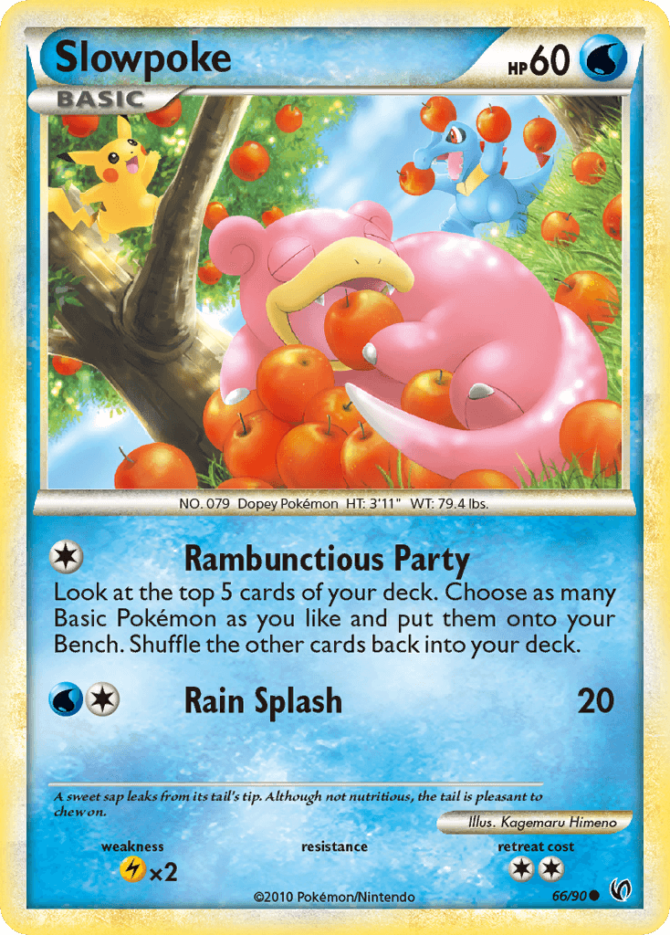 Slowpoke HS—Undaunted card