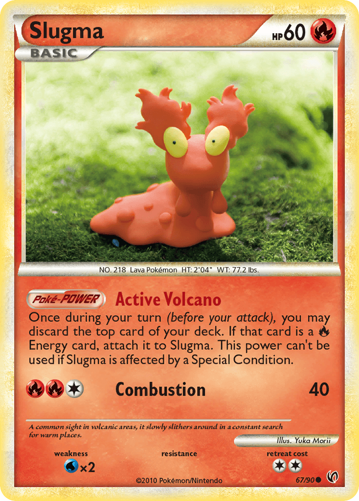 Slugma HS—Undaunted card