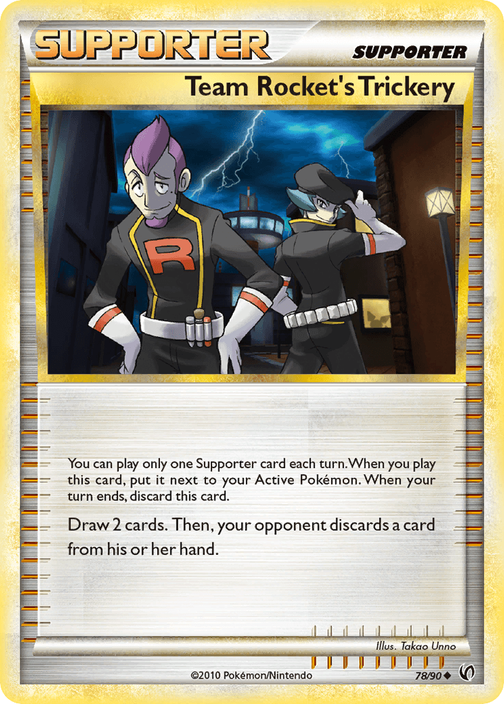 Team Rocket's Trickery HS—Undaunted card