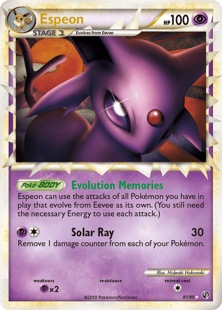 Espeon 寶可夢 card