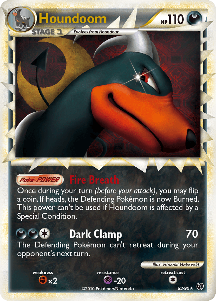 Houndoom HS—Undaunted card