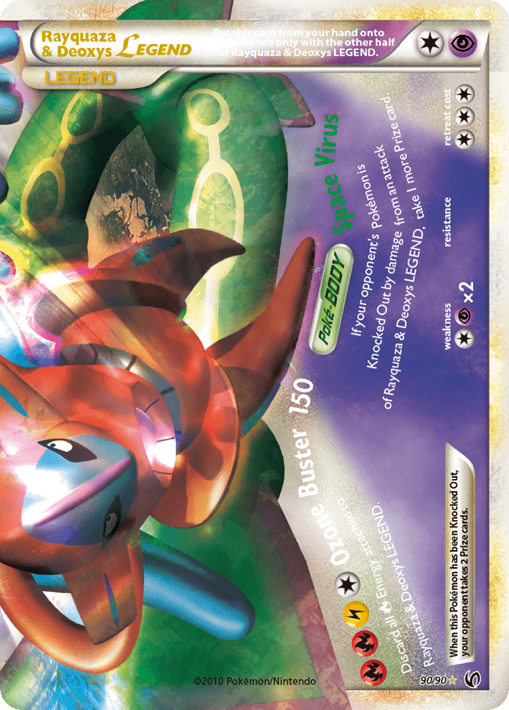 Rayquaza & Deoxys LEGEND HS—Undaunted card