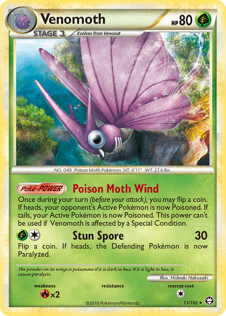 Venomoth HS—Triumphant card