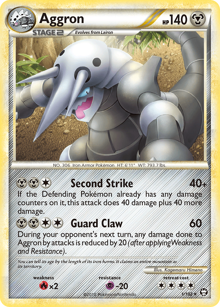 Aggron HS—Triumphant card