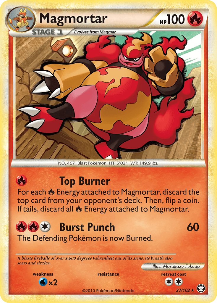 Magmortar HS—Triumphant card