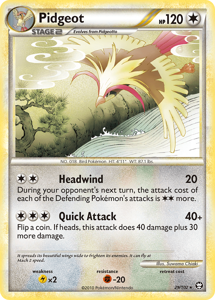 Pidgeot HS—Triumphant card