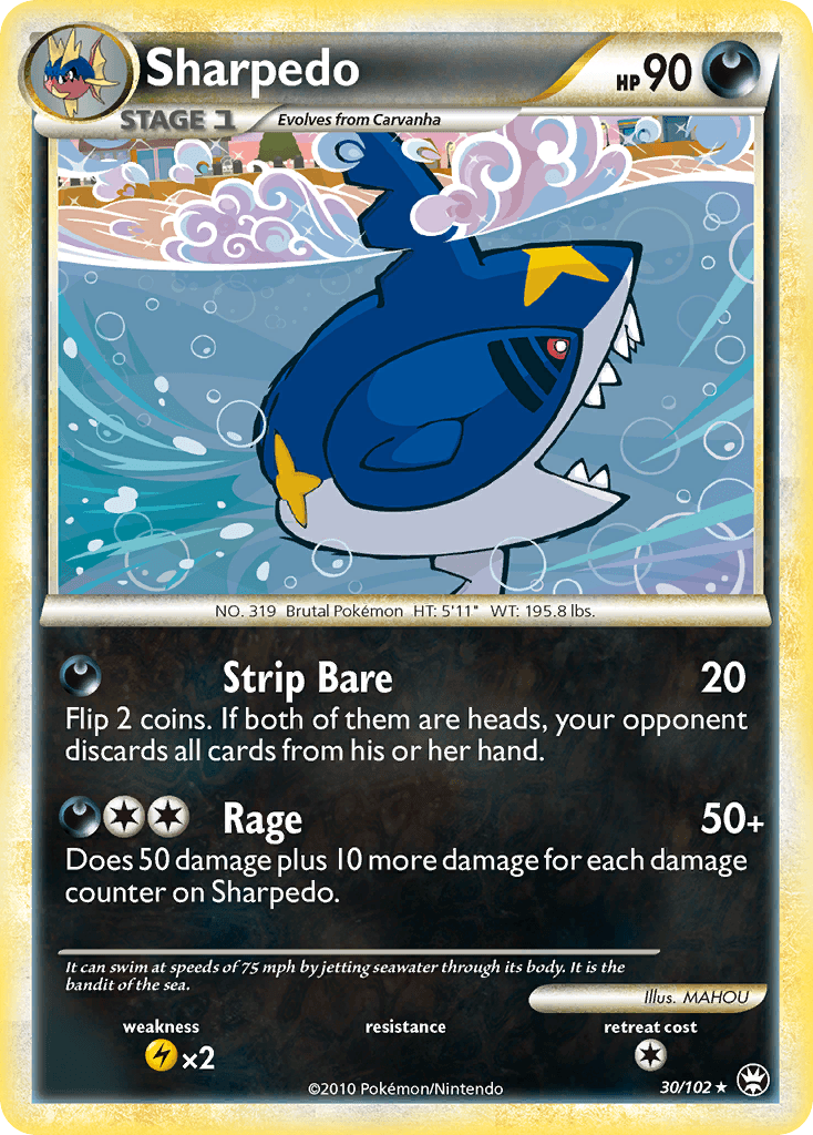 Sharpedo HS—Triumphant card