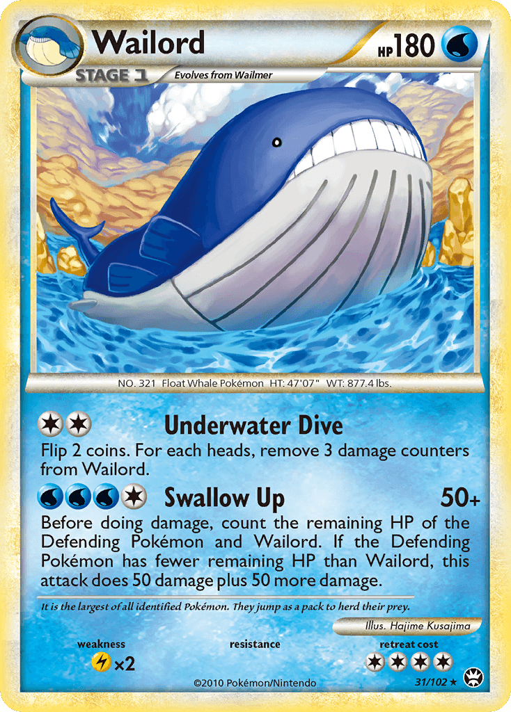 Wailord HS—Triumphant card