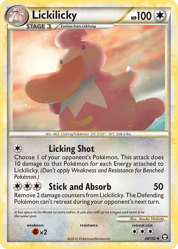 Lickilicky HS—Triumphant card