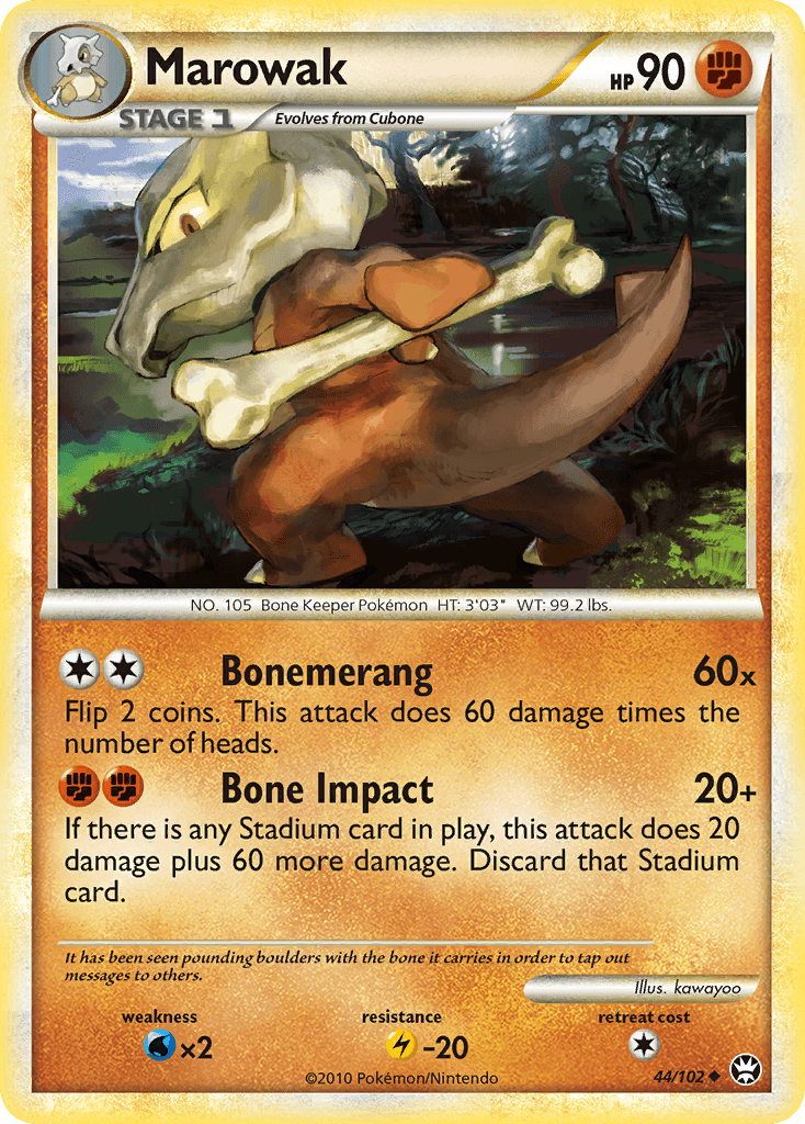 Marowak HS—Triumphant card