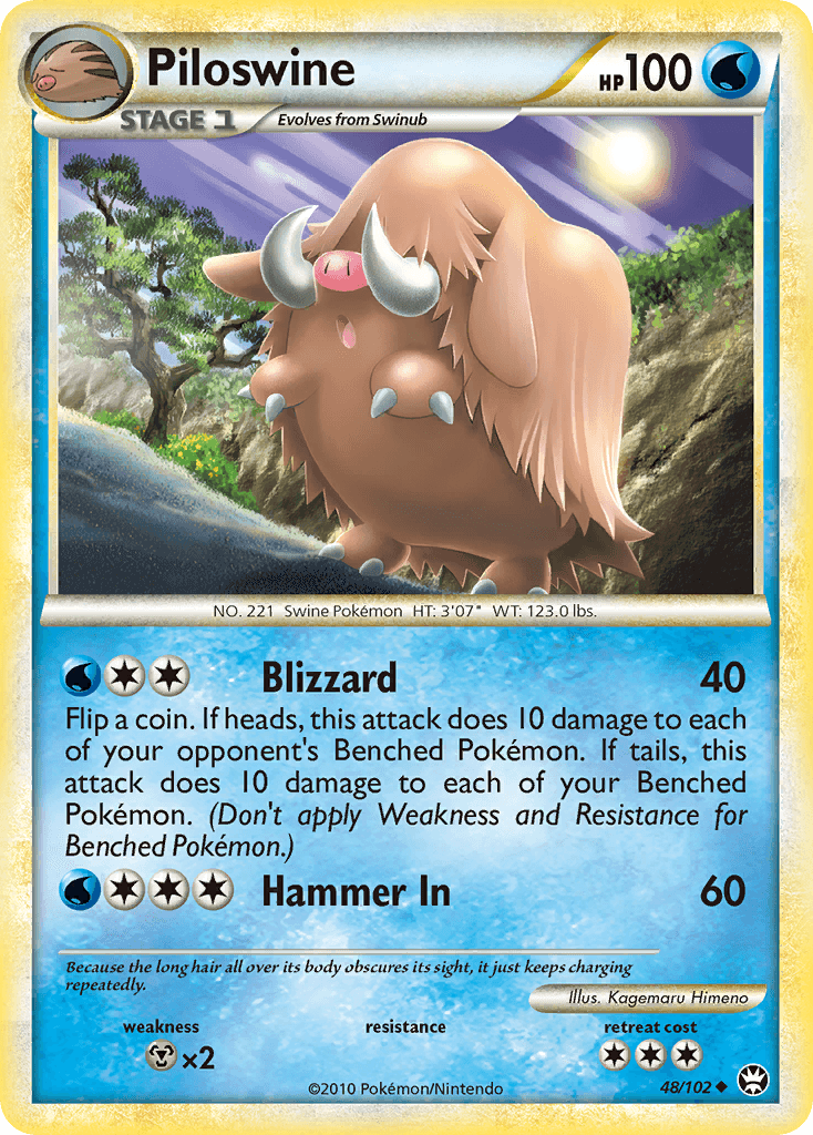 Piloswine HS—Triumphant card