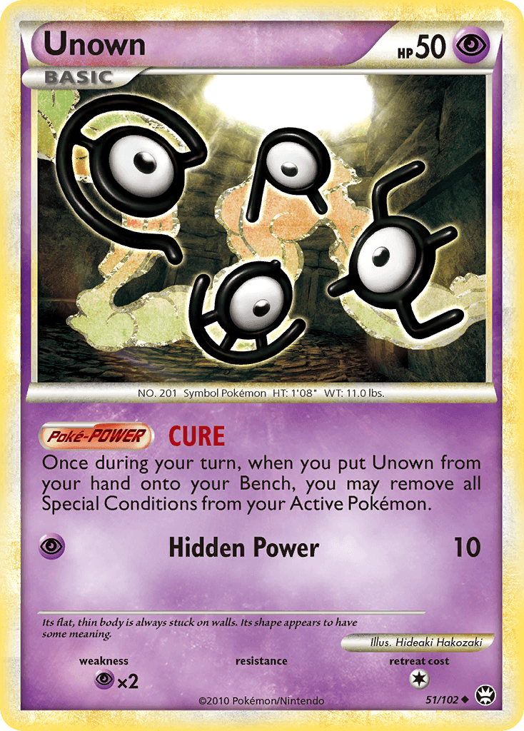 Unown HS—Triumphant card