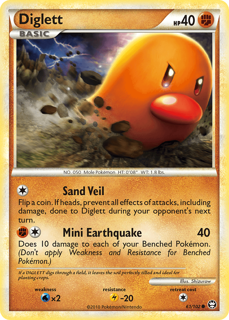 Diglett HS—Triumphant card